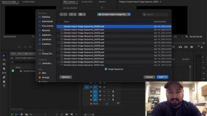 Import Image Sequence into Premiere Pro