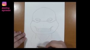 How to draw Raphael, TMNT, Как нарисовать Черепашку Ниндзя Рафаэля