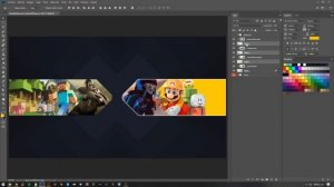 ⚡TUTORIAL COMPLETO Como hacer un BANNER para YOUTUBE con PHOTOSHOP + Plantilla de Banner GRATIS