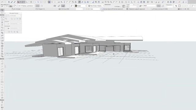Работа в Archicad - LIVE. #Проект загородного #дома в реальном времени. смотреть онлайн
