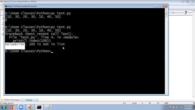 Learn Python in Telugu: Python list class methods remove, pop, index, sort and count | Leela Soft