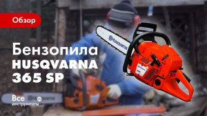 Обзор бензопилы Husqvarna 365 SP