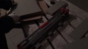 Скоростная нарезка и монтаж плинтуса из керамогранита