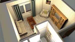 Дизайн-проект студии 17,5 кв.м. Б-р Андрея Тарковского, 3. НАО Москвы