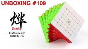 Unboxing №109 X-Man Spark M 7x7x7 Magnetic Cube. Обзор