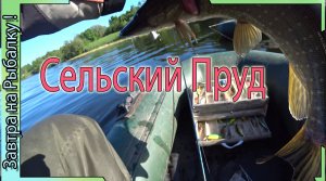 Проверил на щуку 1 из 300 прудов Панинского района Воронежской области. Спиннинговая рыбалка с лодки