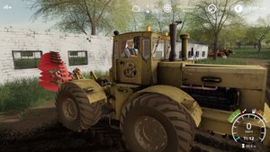КАРТА -ОДИН РОССИЙСКИЙ КРАЙ -Farming Simulator 19 монитор тв фермер
