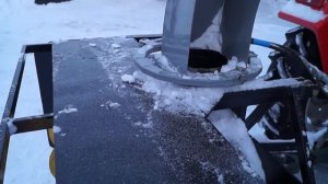 Поворотный механизм шнекоротора