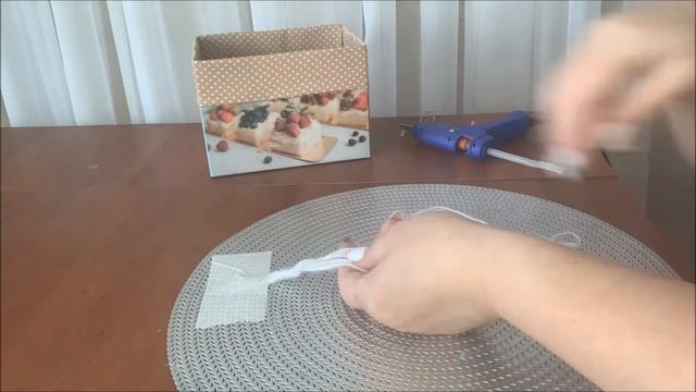 КОРЗИНКА ИЗ КАРТОННОЙ КОРОБКИ И веревки своими руками