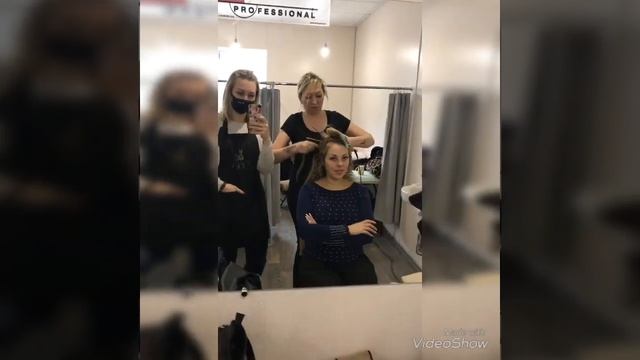 Накрутка бразильские локоны
