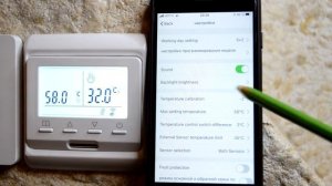 Терморегулятор МК60Е с WI-FI, управляем через смартфон