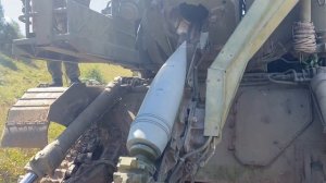 Боевая работа САУ Малка ЗВО в зоне СВО