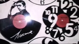Часы из виниловых пласинок. Ручная работа. Vinyl records. Вторая жизнь виниловых пластинок.