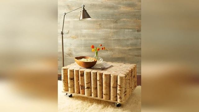 Красивые идеи из бревен для вдохновения: деревенская мебель, украшения и поделки для сада смотреть онлайн