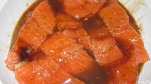 Кижуч, запеченный в духовке с овощами