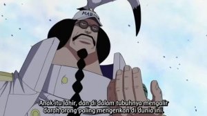 Ayahmu adalah Raja bajak laut|one piece 459 subtitle indonesia