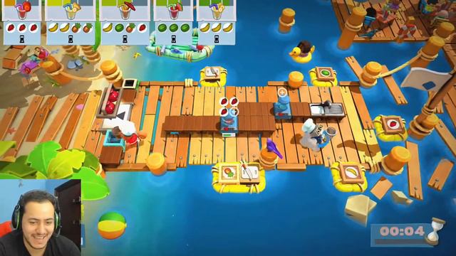 Overcooked 2 DLC Surf N Turf Part 1 смотреть онлайн