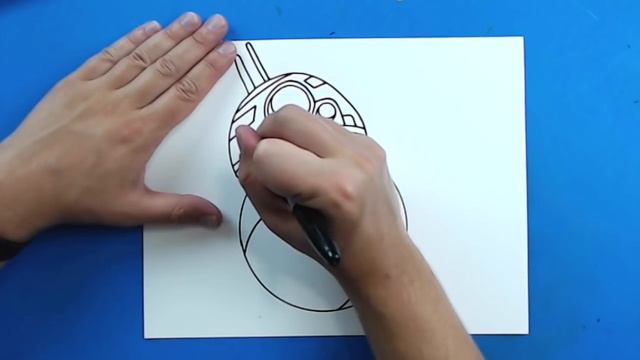 How to draw BB8 смотреть онлайн