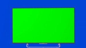 Телевизор с зеленом экраном (хромакей)
