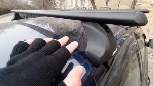 Багажник на крышу Шкода Рапид, усиленный Атлант