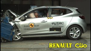 Краш-тест Renault Clio 5 2019 года - самый безопасный городской автомобиль.