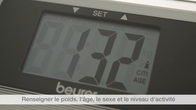 Pèse-personne impédancemètre BG 13 Beurer смотреть онлайн