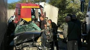 На федеральной трассе "Дон" произошло крупное ДТП