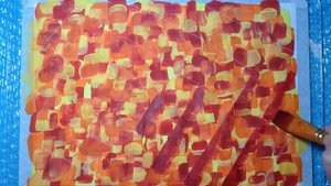 Как нарисовать АБСТРАКЦИЮ / How to paint ABSTRACTION - Простое рисование гуашью / Easy painting