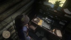 Дом с Гризли и трубка для Датча в Red Dead Redemption 2.