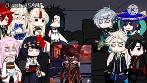 GENSHIN IMPACT react  to archons second zhongli/2/5/next raiden /