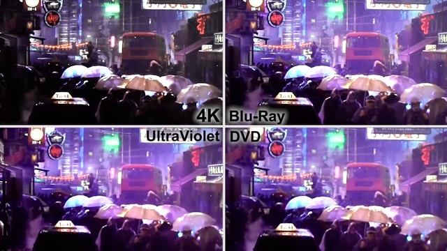 4K VS 1080p Blu-Ray VS DVD VS iTunes/UltraViolet - Review Comparison смотреть онлайн