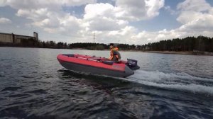 Zvezda 420 Катамаран НДНД + лодочный мотор sea pro 9,8 2 такта