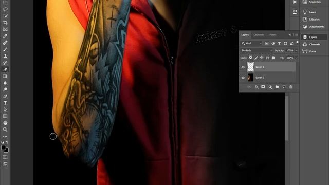 510+tattoo png Free How to add Realistic body tattoo in photoshop Kashif photographar смотреть онлайн