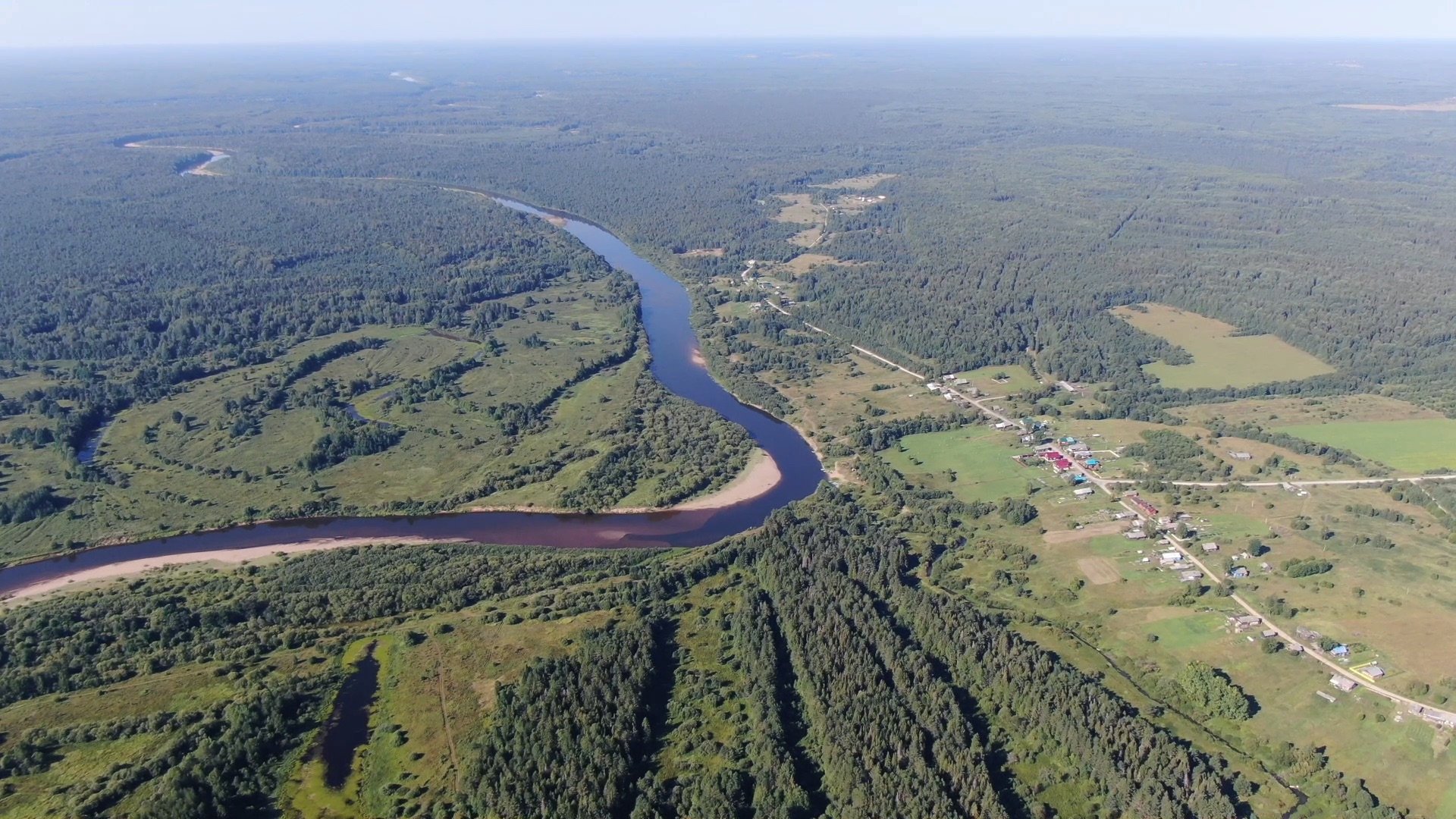 Река Медоза в Костромской области