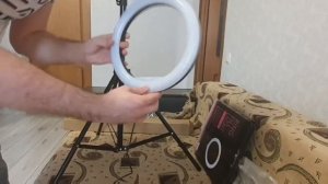 ЗАКАЗАЛ КОЛЬЦЕВУЮ ЛАМПУ 26см, ПОЛНЫЙ ОБЗОР - Кольцевая лампа, кольцевой свет, распаковка