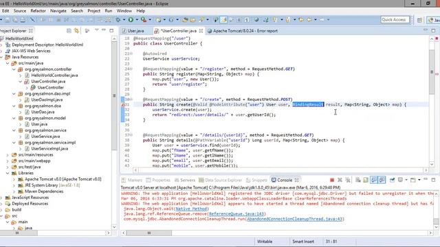 Spring MVC - 14 (Spring MVC Validation Part I) смотреть онлайн