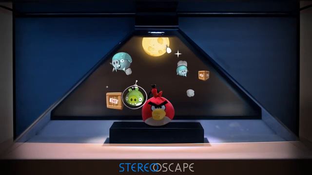 Angry Birds Space Holographic Projection смотреть онлайн