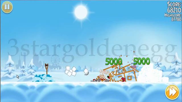 Angry Birds Seasons On Finn Ice Golden Egg #57 Location смотреть онлайн