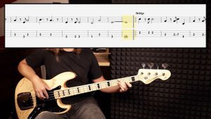 Nazareth - Love Hurts (bass cover with tabs in video)