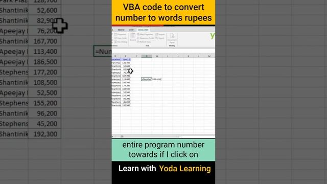 VBA code to convert number to words rupees