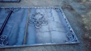 Ворота своими руками со встроенной калиткой.