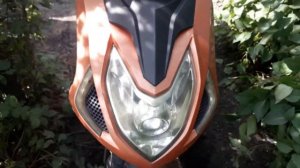 Обзор, внешний вид скутера Рейсер Flame RC125T-9X.