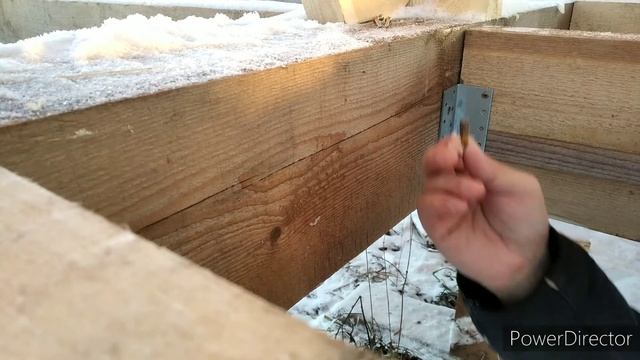 Как правильно крепить опоры бруса.
