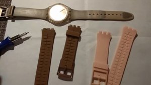 Часы Swatch Меняю оригинальный ремешок на неоригинальный