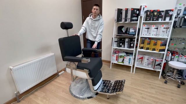 Парикмахерское барбер кресло 3308 для барбершопа