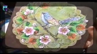 Роспись в технике одного мазка (One Stroke). Рисуем птицу. Мастер класс. Наташа Фохтина