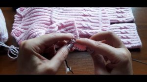 вязаный костюмчик для новорожденного ребёнка узор - ЛАПША -