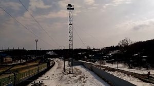 Демонтаж мачты высотой 28 метров!!!