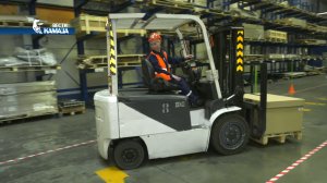 Конкурс профмастерства — среди водителей погрузчиков