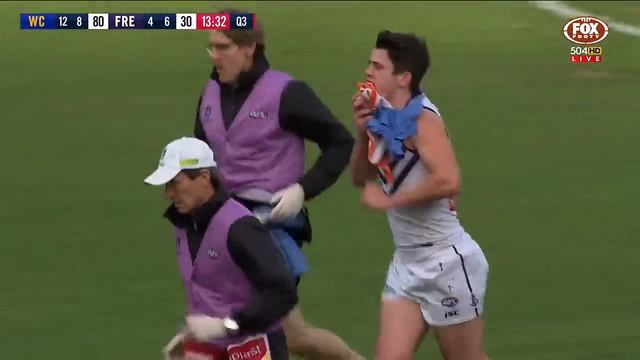 Gaff strikes Brayshaw - Round 20 смотреть онлайн
